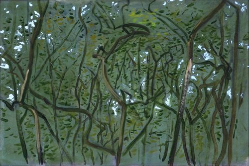 Green Gray Ground, 12" x 18", 2006, private collection.